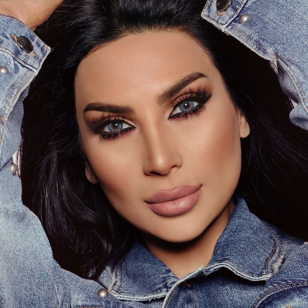 Glow Vivid Blue - Punjab Optics - Power & Colour Lens - Bella Contact Lenses